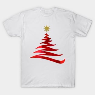 Red Christmas Tree T-Shirt